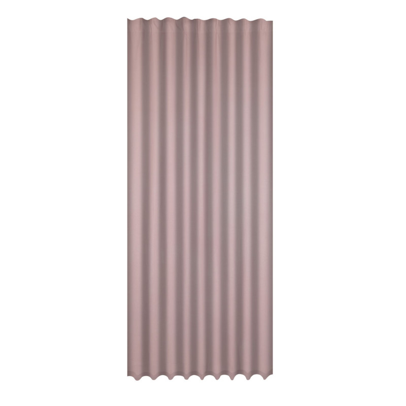 Zasłona z tasmą GLOW CHIC 140x270 różowy